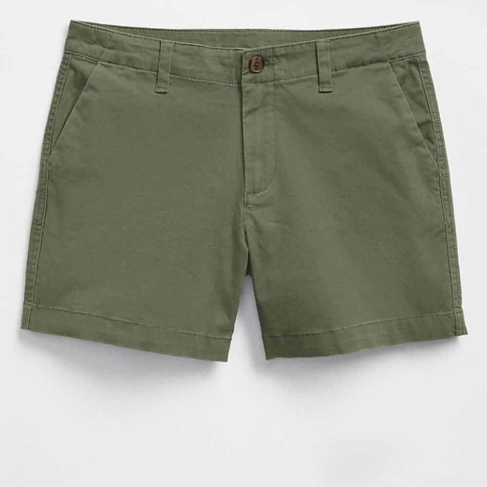 GAP Olive Green 5" City Shorts in Twill - Picture 4 of 10